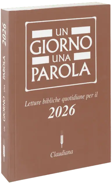 An image of the 2026 Italian edition of the Moravian Daily Texts. The cover is reddish-brown with white lettering.