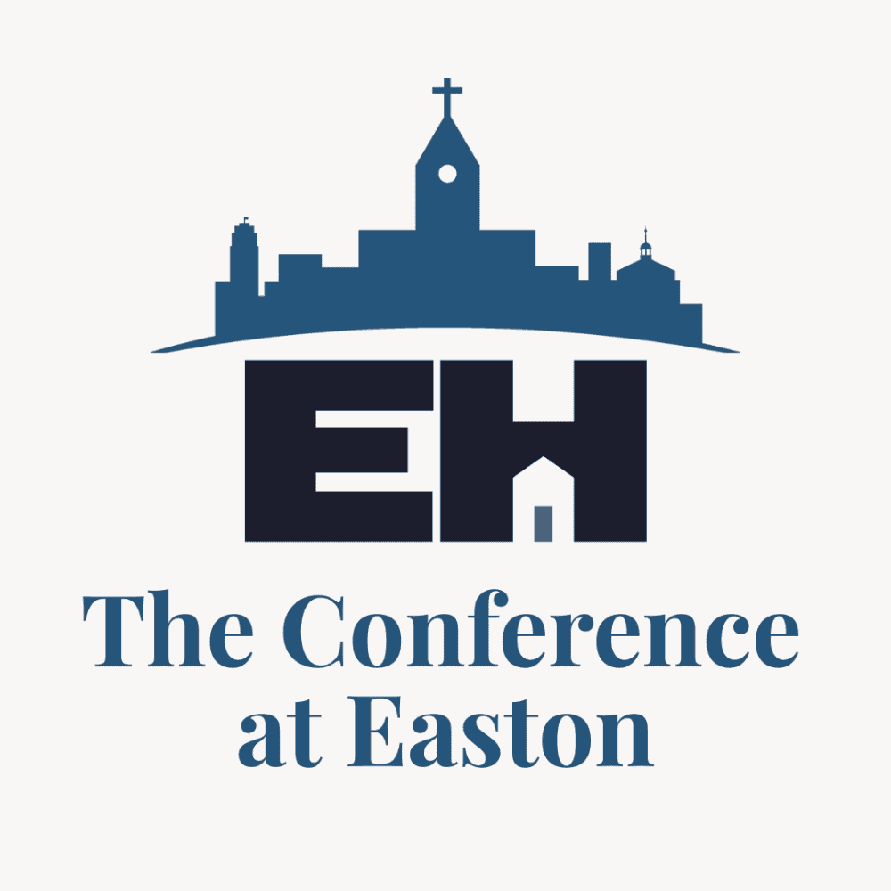 A clip-art of the logo for the Lehigh Conference of Churches - Conference at Easton. The logo includes the logo for the Easton Housing Authority.